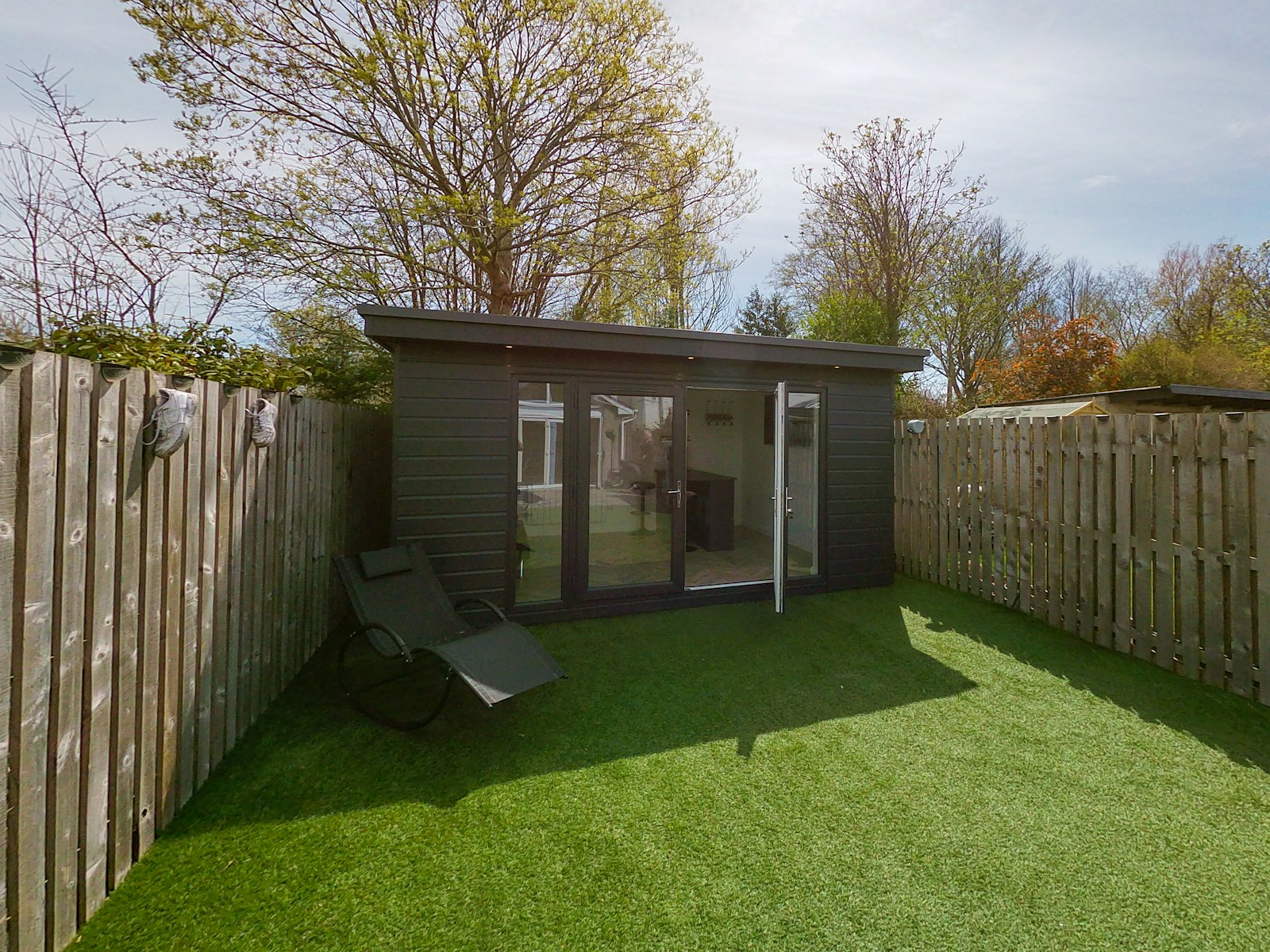 Illustrative detached backyard garden room that could inspire an ADU